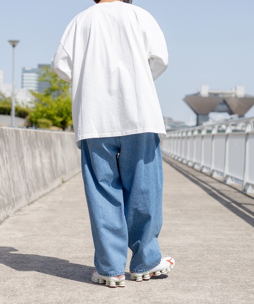 kutir（クティール）の「ルーズデニムバルーンパンツ（デニムパンツ・メンズ・ブラック/ブラウン系その他/ライトブルー/インディゴブルー・SMALL/MEDIUM/LARGE）」の11枚目の写真