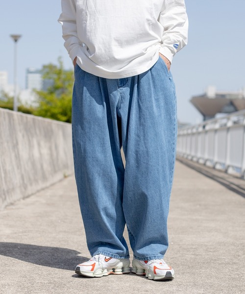 kutir（クティール）の「ルーズデニムバルーンパンツ（デニムパンツ・メンズ・ブラック/ブラウン系その他/ライトブルー/インディゴブルー・SMALL/MEDIUM/LARGE）」の19枚目の写真