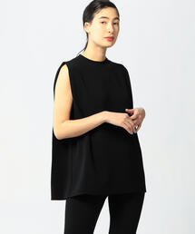 EDITION | 【WEB限定】PE Georgette タックスリーブレスブラウス(シャツ/ブラウス)