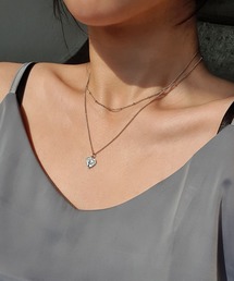 CEMONEMO | ハートコイン ネックレス 2セット/チェーンネックレス(ネックレス)