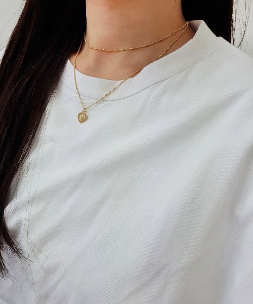 CEMONEMO（セモネモ）の「ハートコイン ネックレス 2セット/チェーンネックレス（ネックレス・レディース・シルバー/ゴールド・FREE）」の17枚目の写真