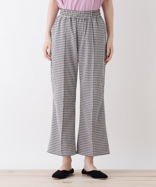 Cutie Blonde(キューティーブロンド)の「◆【S-L】セミフレアギンガムパンツ(その他パンツ・レディース・グレー系その他2/ブラック系1・01/02/03)」の6枚目の写真