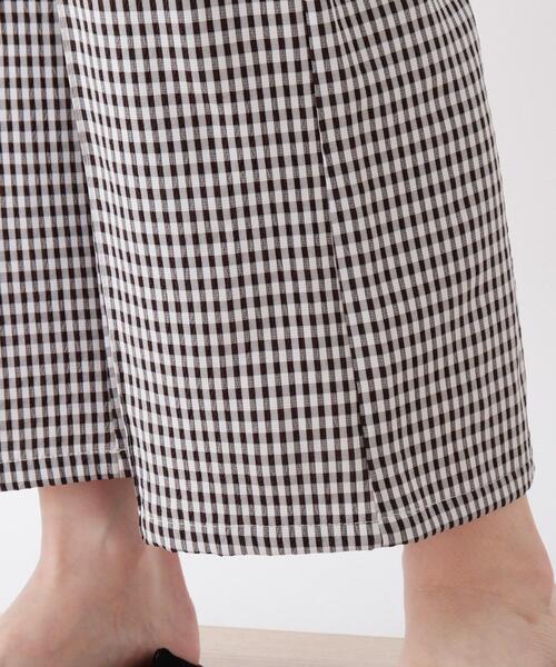 Cutie Blonde(キューティーブロンド)の「◆【S-L】セミフレアギンガムパンツ(その他パンツ・レディース・グレー系その他2/ブラック系1・01/02/03)」の4枚目の写真