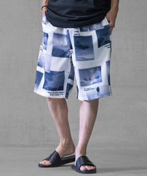 Naive magic | 【a】シルクタッチ ポリエステル 総柄シェフショーツ(その他パンツ)
