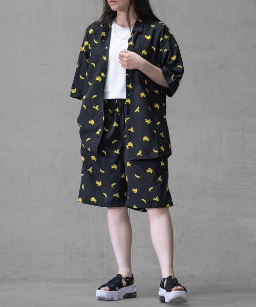 Naive magic（ナイーブマジック）の「【a】シルクタッチ ポリエステル 総柄シェフショーツ（その他パンツ・メンズ・ピンク/ホワイト/ブラック系その他2/ブラック系その他/ブラック/ブラック系その他3・LARGE/MEDIUM）」の19枚目の写真