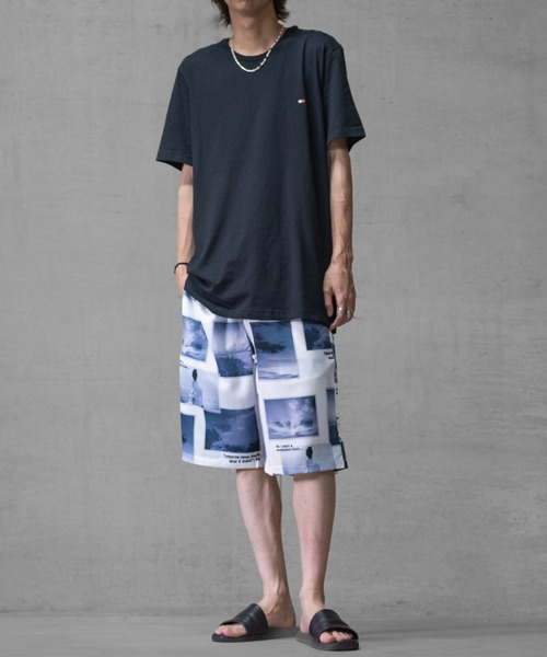 Naive magic（ナイーブマジック）の「【a】シルクタッチ ポリエステル 総柄シェフショーツ（その他パンツ・メンズ・ピンク/ホワイト/ブラック系その他2/ブラック系その他/ブラック/ブラック系その他3・LARGE/MEDIUM）」の9枚目の写真