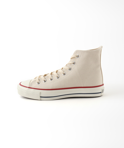 CONVERSE ALL STAR（コンバースオールスター）の「【CONVERSE/コンバース】CANVAS ALLSTAR J HI：オールスターハイカット（スニーカー・レディース・ホワイト/ブラック・23cm/23.5cm/24cm/24.5cm/25cm）」の4枚目の写真