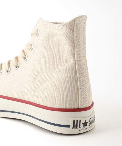 CONVERSE ALL STAR（コンバースオールスター）の「【CONVERSE/コンバース】CANVAS ALLSTAR J HI：オールスターハイカット（スニーカー・レディース・ホワイト/ブラック・23cm/23.5cm/24cm/24.5cm/25cm）」の7枚目の写真
