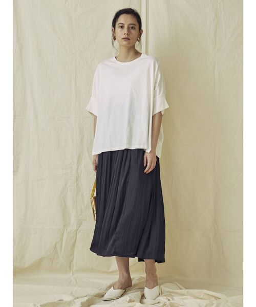 THE DAYZ TOKYO（ザデイズトーキョー）の「【THE DAYZ TOKYO】サテンギャザースカート（スカート・レディース・ブラック/ベージュ/ブルー・FREE）」の13枚目の写真