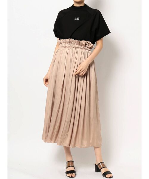 THE DAYZ TOKYO（ザデイズトーキョー）の「【THE DAYZ TOKYO】サテンギャザースカート（スカート・レディース・ブラック/ベージュ/ブルー・FREE）」の17枚目の写真