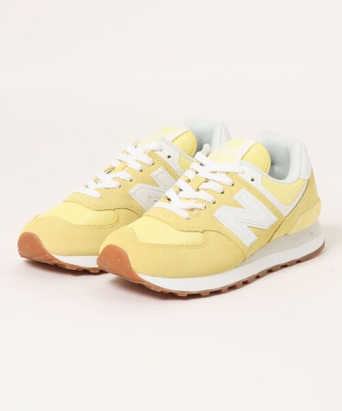 ｎｅｗ ｂａｌａｎｃｅ ニューバランス Wl574b イエロー スニーカー New Balance ニューバランス のファッション通販 Zozotown