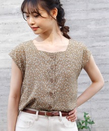 Crisp | フラワーフレンチブラウス(シャツ/ブラウス)