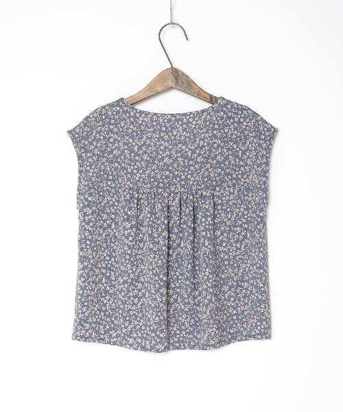 Crisp（クリスプ）の「フラワーフレンチブラウス（シャツ/ブラウス・レディース・ブルー/ブラウン・FREE）」の18枚目の写真