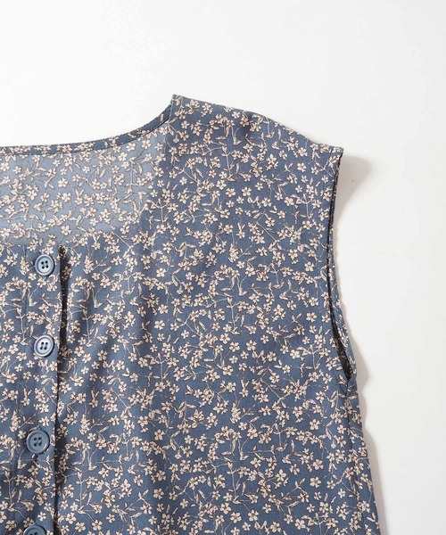 Crisp（クリスプ）の「フラワーフレンチブラウス（シャツ/ブラウス・レディース・ブルー/ブラウン・FREE）」の20枚目の写真