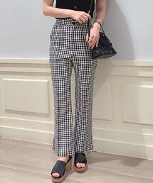 MAJESTIC LEGON | ギンガムスリムパンツ(その他パンツ)