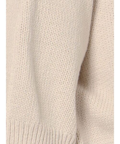 LAGUNAMOON(ラグナムーン)の「コットンラフカーディガン(カーディガン/ボレロ・レディース・アイボリー/ライトグレー/ブラウン・FREE)」の6枚目の写真