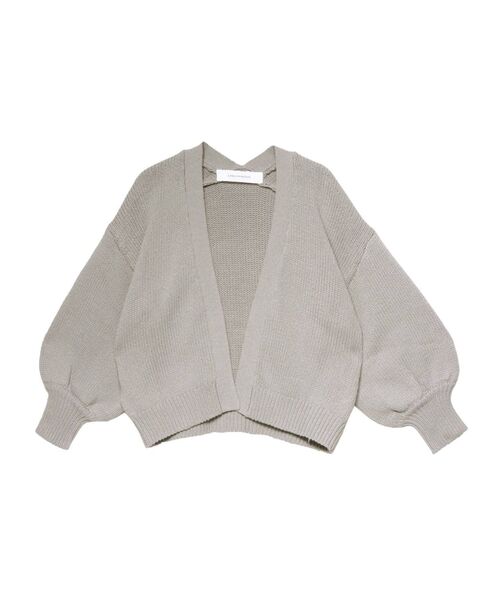 LAGUNAMOON(ラグナムーン)の「コットンラフカーディガン(カーディガン/ボレロ・レディース・アイボリー/ライトグレー/ブラウン・FREE)」の19枚目の写真
