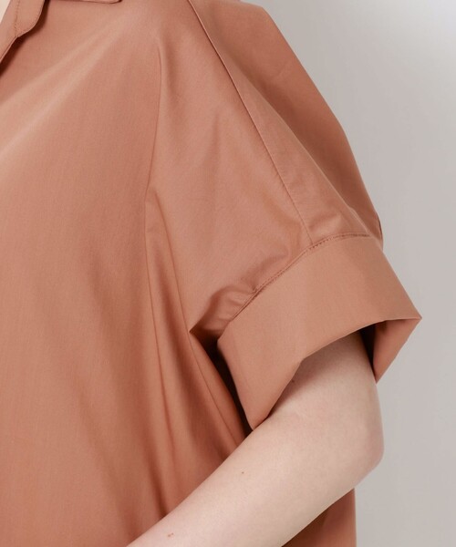 LOVELESS（ラブレス）の「バックプリーツオフショルシャツ（シャツ/ブラウス・レディース・ブラック/オフホワイト/ベージュ系その他・36）」の14枚目の写真