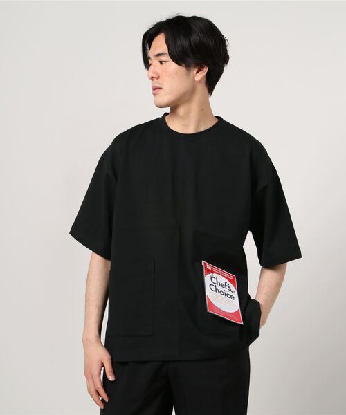 Beno(ビーノ)の「へービーウェイト 10.2oz シェフ ビッグTシャツ(Tシャツ/カットソー・メンズ・アイボリー/ライトイエロー/グレイッシュベージュ/グレー/オフホワイト/ナチュラル/ブラック/スモークピンク/サックスブルー/ラベンダー・L/M/XL)」の13枚目の写真