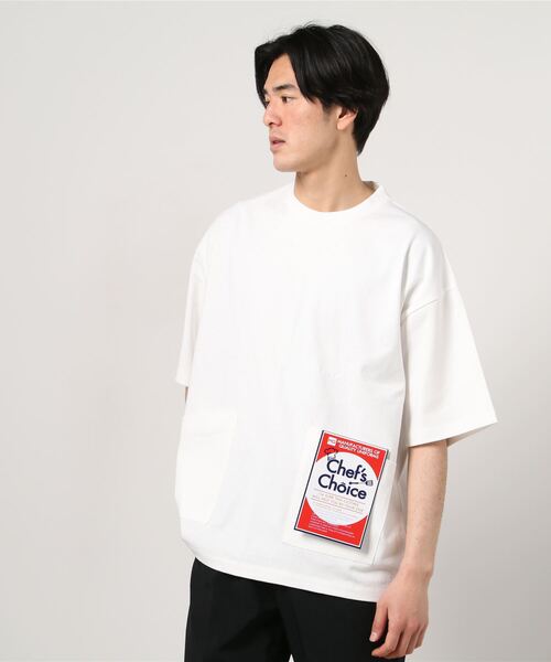 Beno(ビーノ)の「へービーウェイト 10.2oz シェフ ビッグTシャツ(Tシャツ/カットソー・メンズ・アイボリー/ライトイエロー/グレイッシュベージュ/グレー/オフホワイト/ナチュラル/ブラック/スモークピンク/サックスブルー/ラベンダー・L/M/XL)」の20枚目の写真
