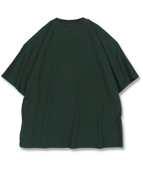 SPINNS（スピンズ）の「【ビッグサイズ】HAIGHT CA フロントロゴ×刺繍カレッジTシャツ（Tシャツ/カットソー・メンズ・ホワイト/ブルー/グリーン・ONESIZE）」の9枚目の写真