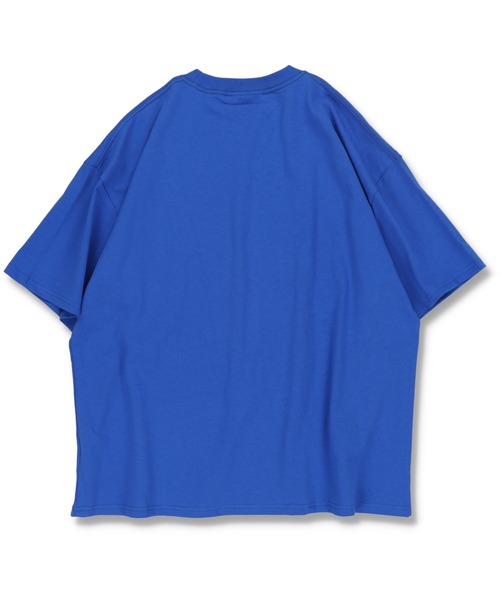 SPINNS（スピンズ）の「【ビッグサイズ】HAIGHT CA フロントロゴ×刺繍カレッジTシャツ（Tシャツ/カットソー・メンズ・ホワイト/ブルー/グリーン・ONESIZE）」の11枚目の写真