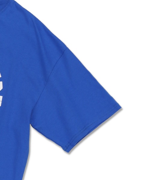 SPINNS（スピンズ）の「【ビッグサイズ】HAIGHT CA フロントロゴ×刺繍カレッジTシャツ（Tシャツ/カットソー・メンズ・ホワイト/ブルー/グリーン・ONESIZE）」の13枚目の写真