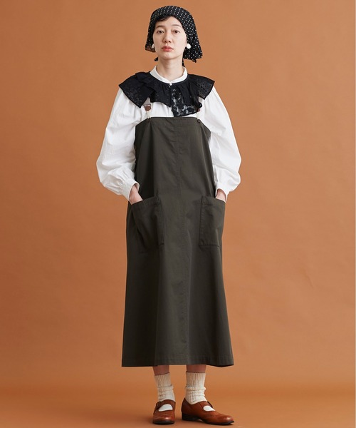 Malle（マル）の「Malle　いろいろレース付け衿（付け襟・レディース・ブラック/オフホワイト/ブルー・FREE）」の4枚目の写真