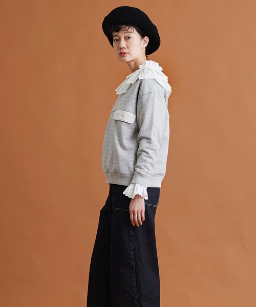 Malle（マル）の「Malle　いろいろレース付け衿（付け襟・レディース・ブラック/オフホワイト/ブルー・FREE）」の17枚目の写真