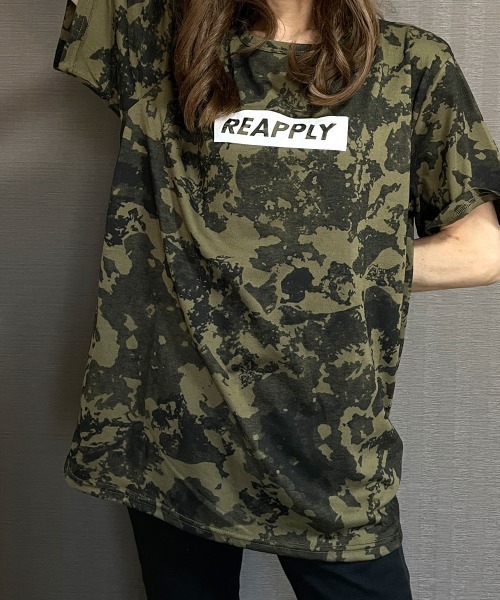 Burner（バーナー）の「【GROOVY STORE】レギュラーフィットタイダイラバープリント総柄ボックスロゴストリート半袖ビックTシャツ（Tシャツ/カットソー・レディース・その他1/その他2/その他3・L/LL/M）」の3枚目の写真