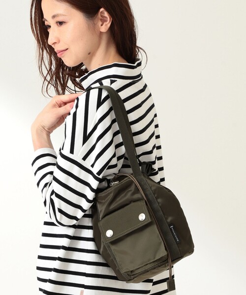 Demi-Luxe BEAMS(デミルクス ビームス)の「MACKINTOSH x PORTER / ミニバスケット トートバッグ(トートバッグ・レディース・ブラック/オリーブ・ONE SIZE)」の1枚目の写真