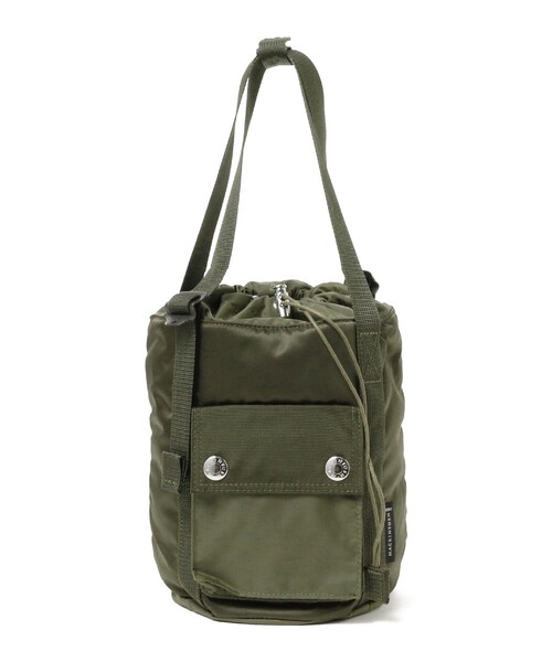 Demi-Luxe BEAMS(デミルクス ビームス)の「MACKINTOSH x PORTER / ミニバスケット トートバッグ(トートバッグ・レディース・ブラック/オリーブ・ONE SIZE)」の13枚目の写真