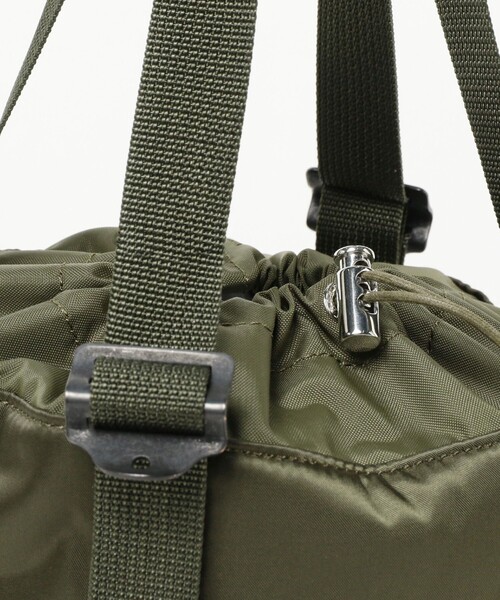 Demi-Luxe BEAMS(デミルクス ビームス)の「MACKINTOSH x PORTER / ミニバスケット トートバッグ(トートバッグ・レディース・ブラック/オリーブ・ONE SIZE)」の11枚目の写真