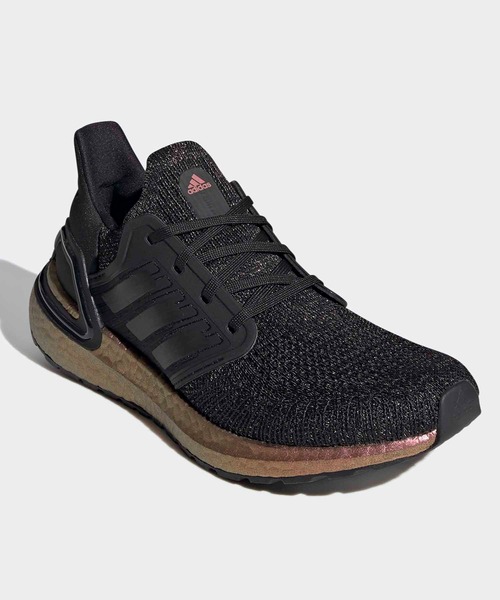 adidas（アディダス）の「ウルトラブースト 20 [Ultraboost 20] アディダス（スニーカー・レディース・ブラック×ピンク・25.5cm/22.5cm/23.0cm/24.5cm）」の2枚目の写真