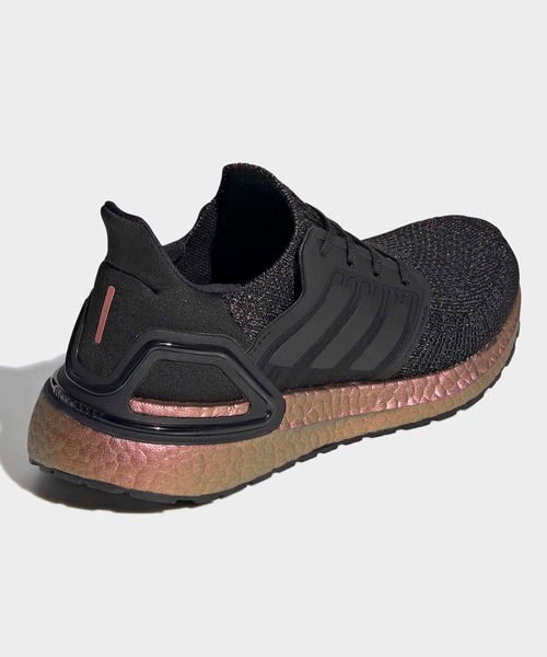 adidas（アディダス）の「ウルトラブースト 20 [Ultraboost 20] アディダス（スニーカー・レディース・ブラック×ピンク・25.5cm/22.5cm/23.0cm/24.5cm）」の3枚目の写真
