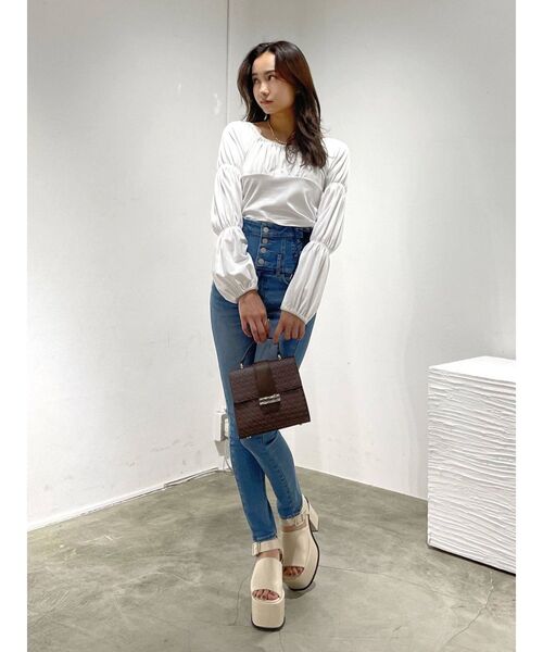 EMODA（エモダ）の「【WEB限定】モノグラムハンドルバッグ（ハンドバッグ・レディース・ブラック/ブラウン・FREE）」の6枚目の写真