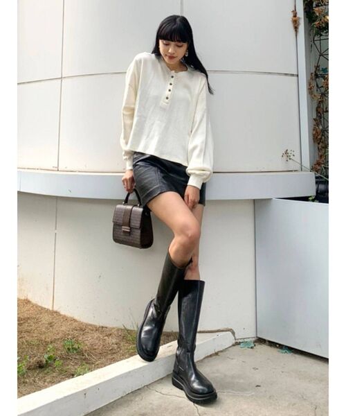 EMODA（エモダ）の「【WEB限定】モノグラムハンドルバッグ（ハンドバッグ・レディース・ブラック/ブラウン・FREE）」の7枚目の写真