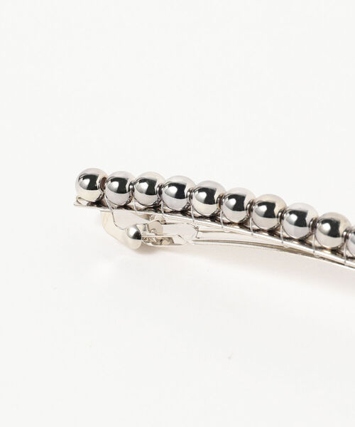 BEAMS BOY(ビームスボーイ)の「BEAMS BOY / メタリック パール バレッタ(バレッタ/ヘアクリップ・レディース・ピンク/シルバー/ブルー/グリーン・ONE SIZE)」の6枚目の写真
