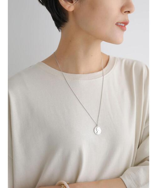 AMERICAN HOLIC（アメリカンホリック）の「裾ラウンド5分袖カットチュニック（Tシャツ/カットソー・レディース・アイボリー/イエロー系その他2/ブラック系その他4・M/L）」の17枚目の写真