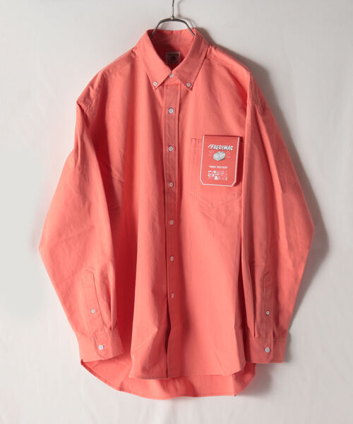 FREDY MAC（フレディーマック）の「【FREDYMAC ”SUNDAY TOOLS WEAR”】ツイルオーバーシャツ（シャツ/ブラウス・メンズ・ネイビー/オフホワイト/オレンジ/ライトパープル・MEDIUM/LARGE）」の20枚目の写真