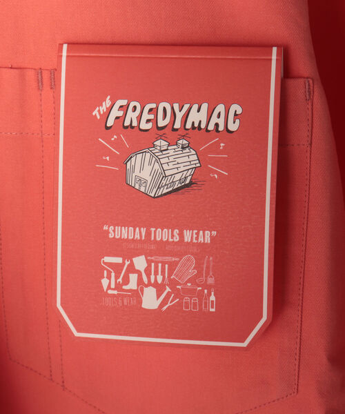 FREDY MAC（フレディーマック）の「【FREDYMAC ”SUNDAY TOOLS WEAR”】ツイルオーバーシャツ（シャツ/ブラウス・メンズ・ネイビー/オフホワイト/オレンジ/ライトパープル・MEDIUM/LARGE）」の17枚目の写真
