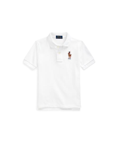 Pony Polo Ralph Ralph ベア ポロシャツ ポロシャツ Polo Lauren Big Big コットン Childrenswear ポロラルフローレンチャイルドウェア のファッション