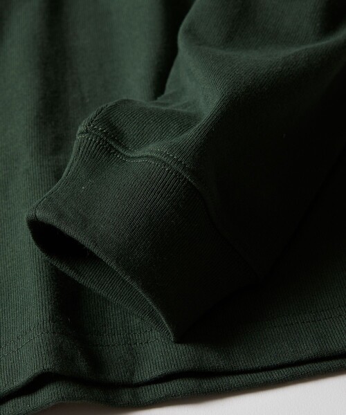 FREAK'S STORE（フリークスストア）の「WEB限定 ビッグシルエット マックスウェイト ロングスリーブ クルーネックTシャツ/ロンT/ヘビーウェイト（Tシャツ/カットソー・メンズ・ブラウン/ダークグリーン/ホワイト/ブラック/グレイッシュベージュ/杢グレー・SMALL/LARGE/MEDIUM）」の11枚目の写真