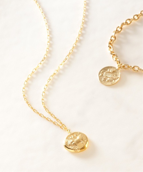 VERMEIL par iena(ヴェルメイユパーイエナ)の「【MARIHA/マリハ】Ancient Memories Horse レクタングルチェーン(ネックレス・レディース・ゴールド・FREE)」の1枚目の写真