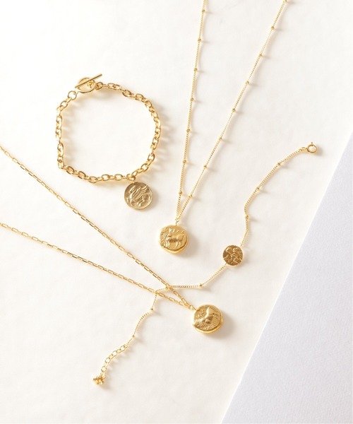 VERMEIL par iena(ヴェルメイユパーイエナ)の「【MARIHA/マリハ】Ancient Memories Horse レクタングルチェーン(ネックレス・レディース・ゴールド・FREE)」の5枚目の写真