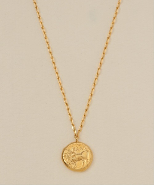 VERMEIL par iena(ヴェルメイユパーイエナ)の「【MARIHA/マリハ】Ancient Memories Horse レクタングルチェーン(ネックレス・レディース・ゴールド・FREE)」の7枚目の写真