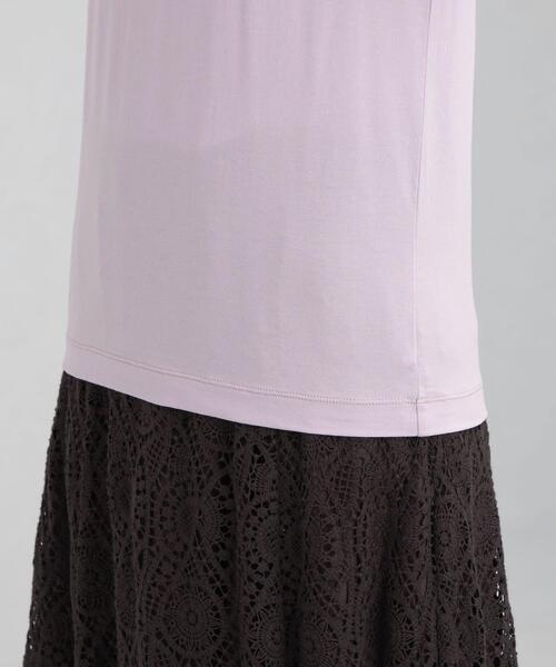 green label relaxing(グリーンレーベルリラクシング)の「ベアテン タートル プルオーバー カットソー(Tシャツ/カットソー・レディース・ターコイズブルー/ブラック/オフホワイト/ライラック・FREE)」の15枚目の写真