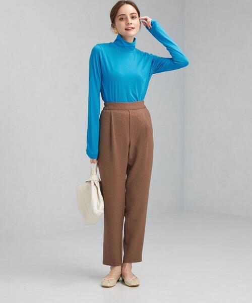 green label relaxing(グリーンレーベルリラクシング)の「ベアテン タートル プルオーバー カットソー(Tシャツ/カットソー・レディース・ターコイズブルー/ブラック/オフホワイト/ライラック・FREE)」の8枚目の写真