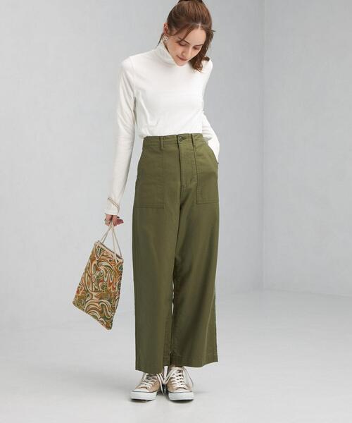 green label relaxing(グリーンレーベルリラクシング)の「ベアテン タートル プルオーバー カットソー(Tシャツ/カットソー・レディース・ターコイズブルー/ブラック/オフホワイト/ライラック・FREE)」の13枚目の写真