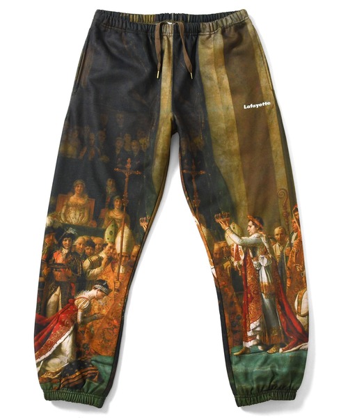 LFYT ラファイエット [Lafayette] - コロネーション オールオーバー 総柄 スウェット パンツ [THE CORONATION ALLOVER SWEAT PANTS］